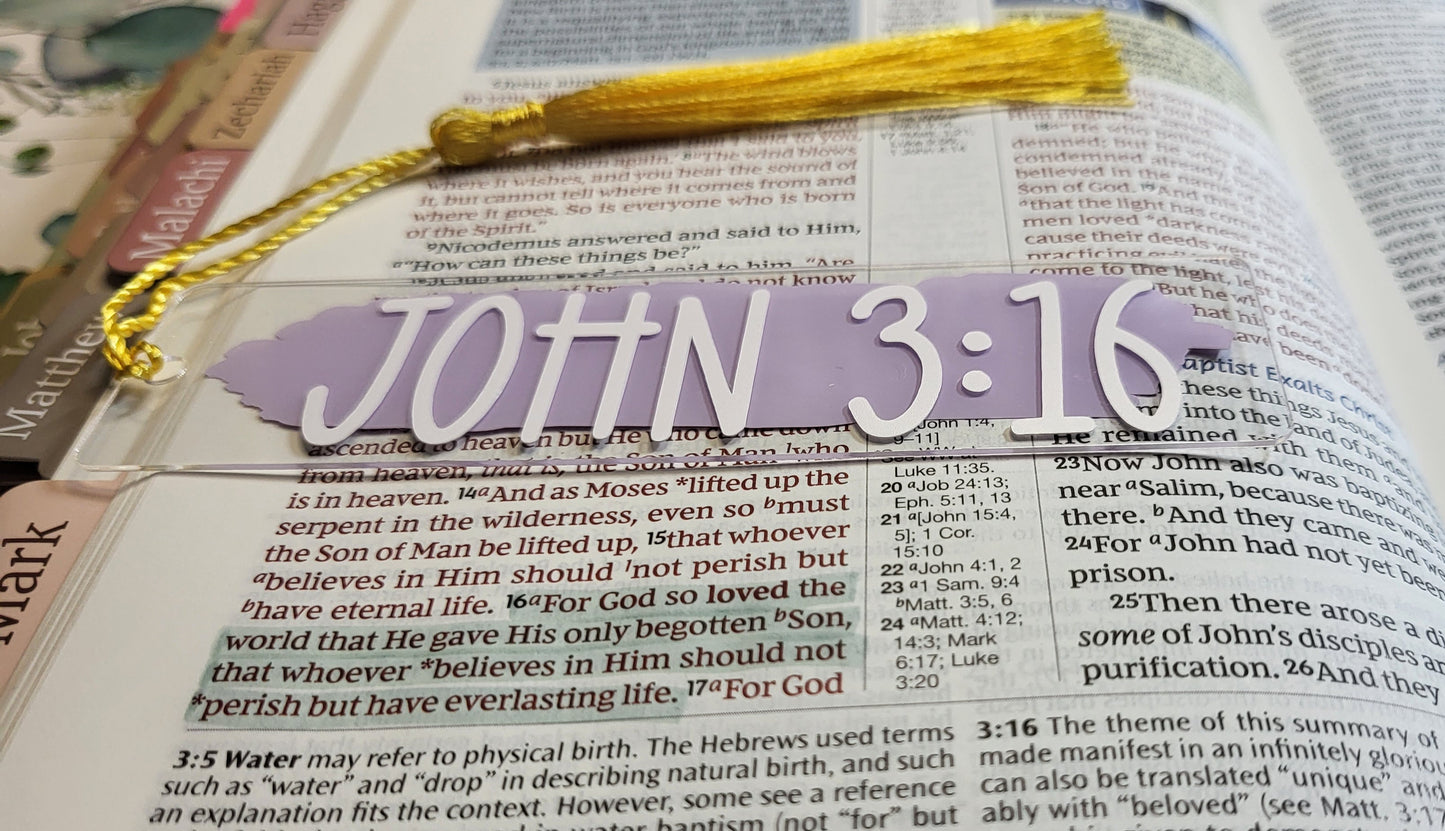 John 3:16 Bookmark