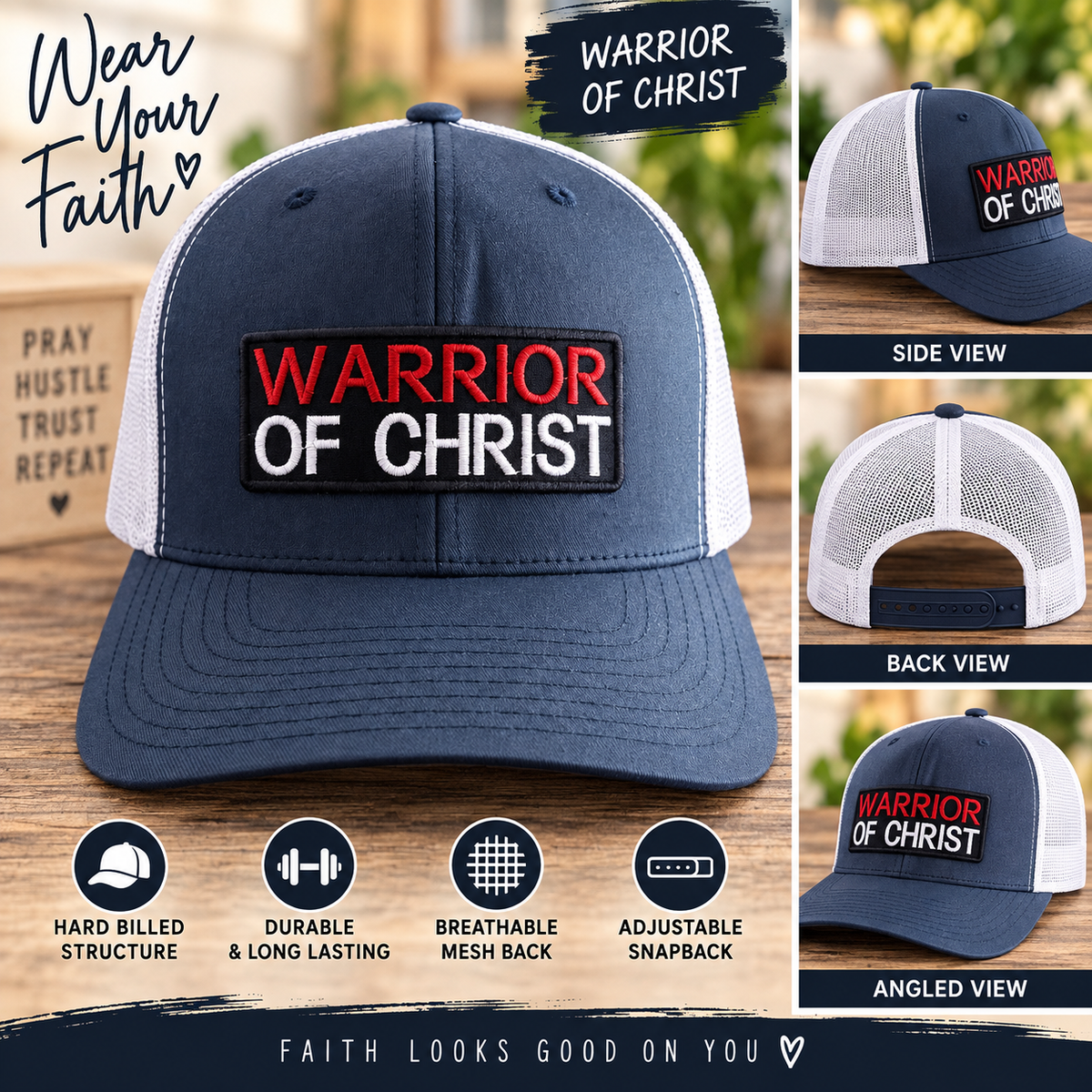 Warrior of Christ Trucker Hat