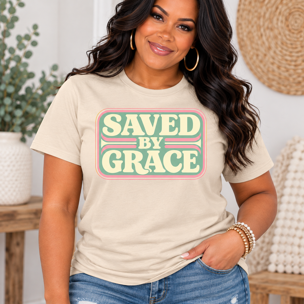 Saved By Grace T-Shirt — PREORDER