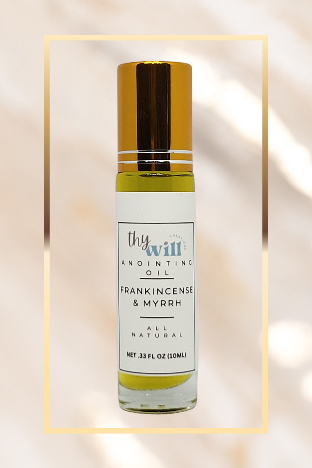 Frankincense & Myrrh Scented Anointing Oil