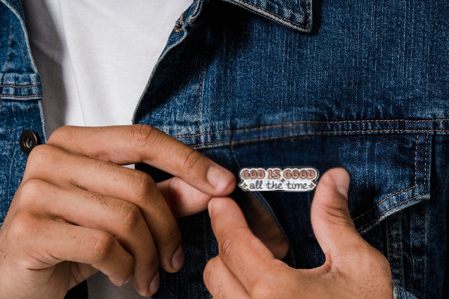 God is Good Pin