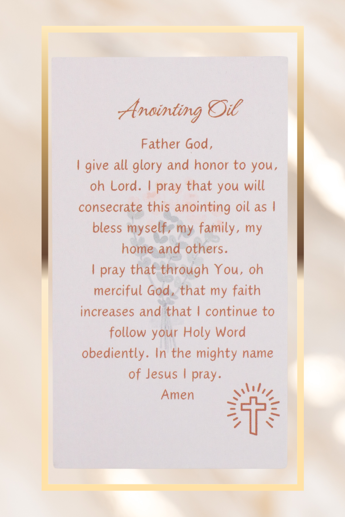 Cinnamon Scented Anointing Oil