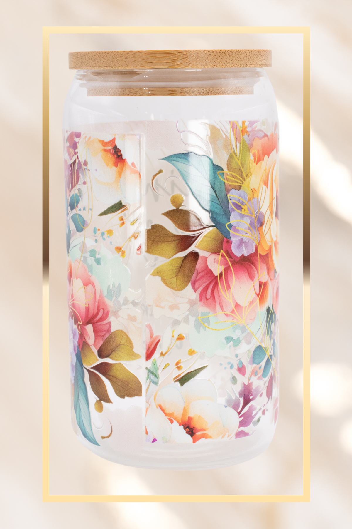 Satisfy My Soul - 16 oz Glass Cup