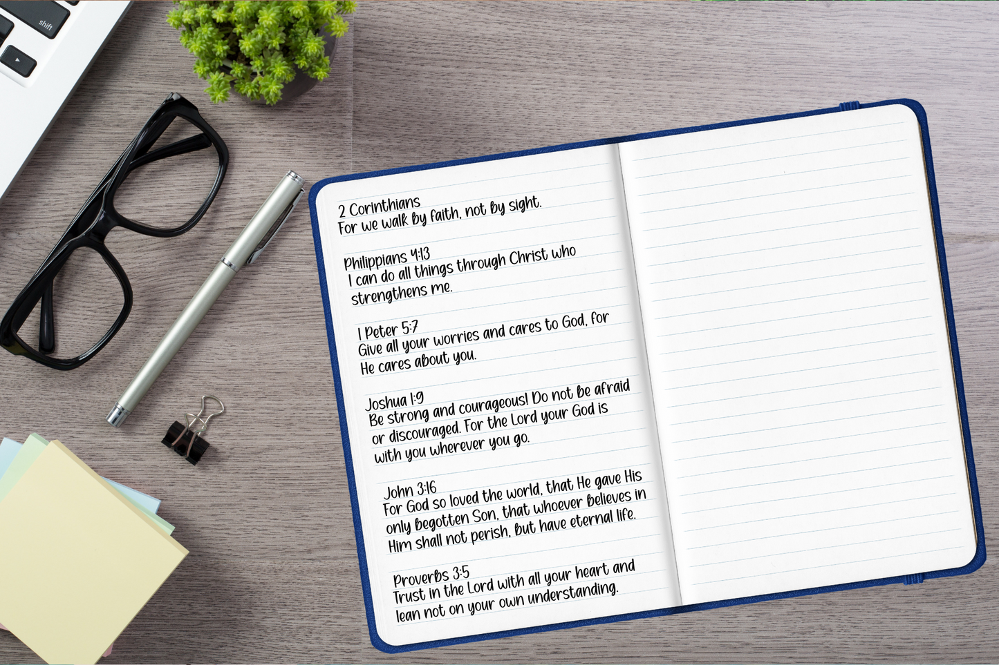 Be Strong And Courageous Journal