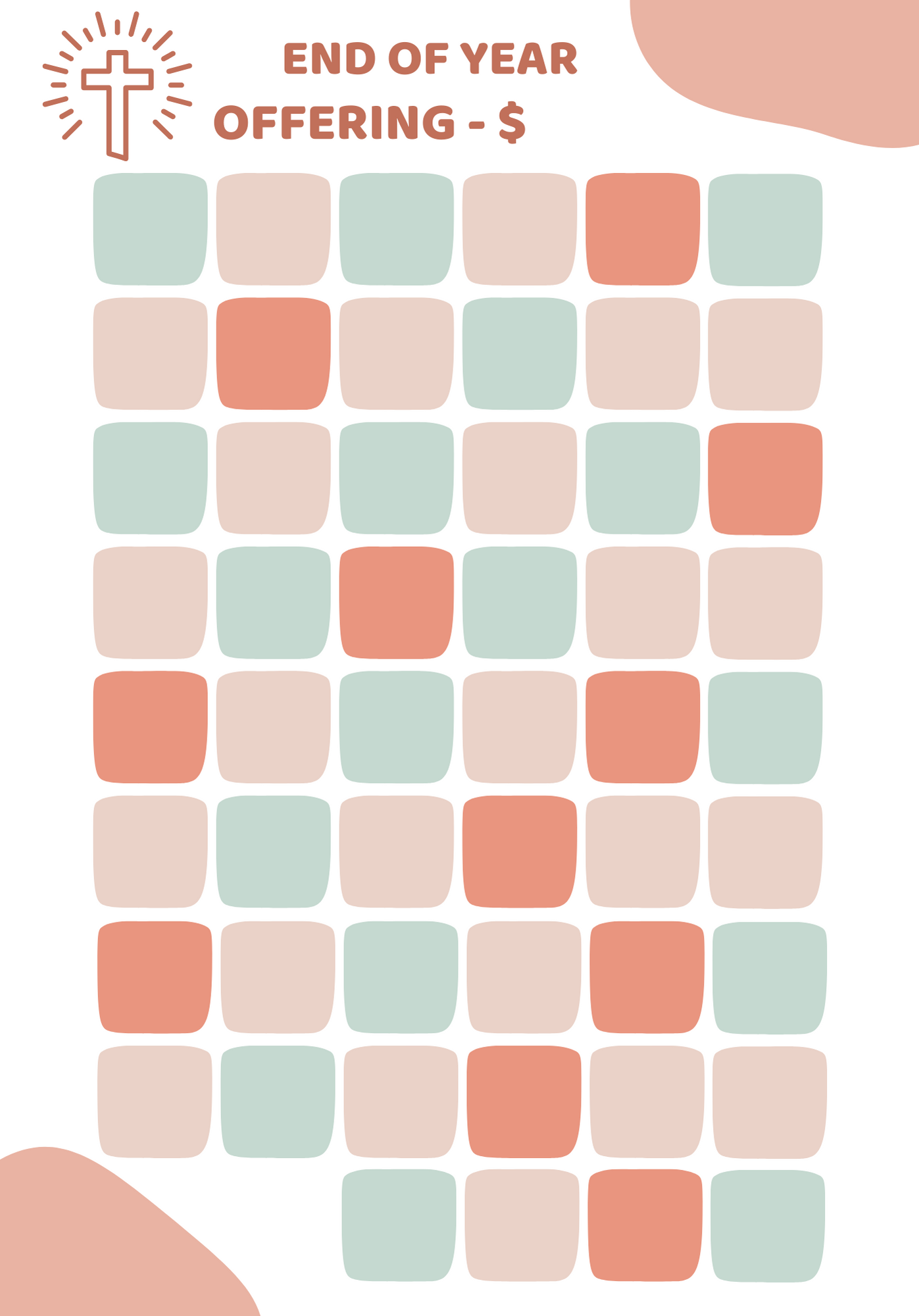 End of Year Offering Binder - Blank