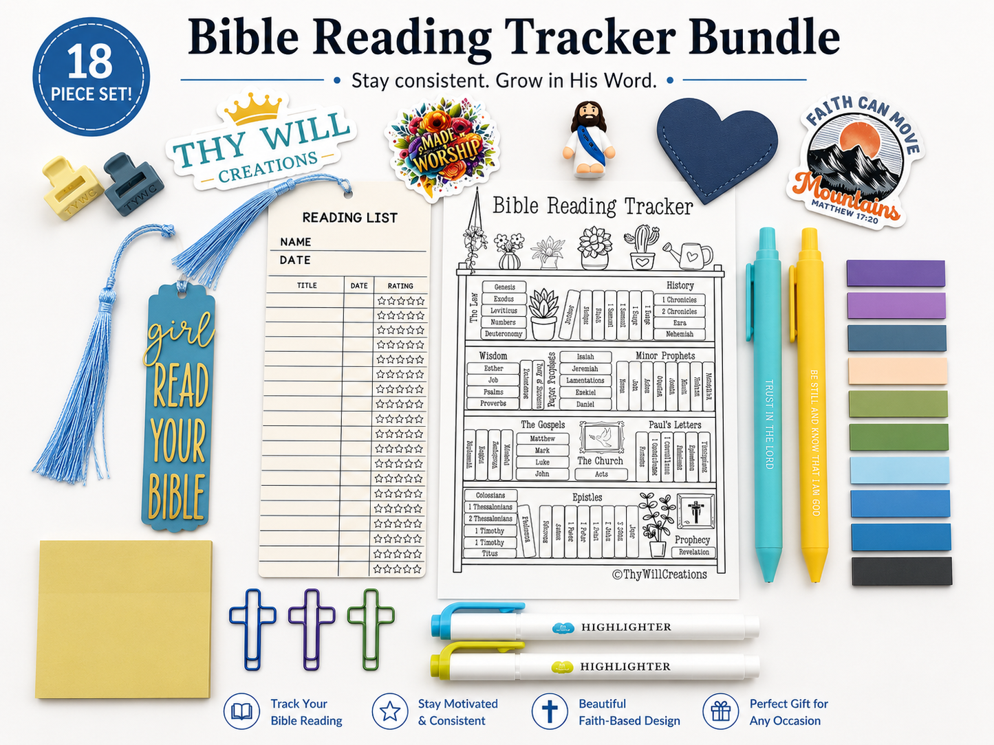 Bible Reading Tracker Bundle