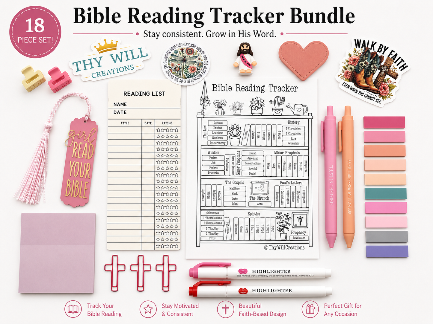 Bible Reading Tracker Bundle