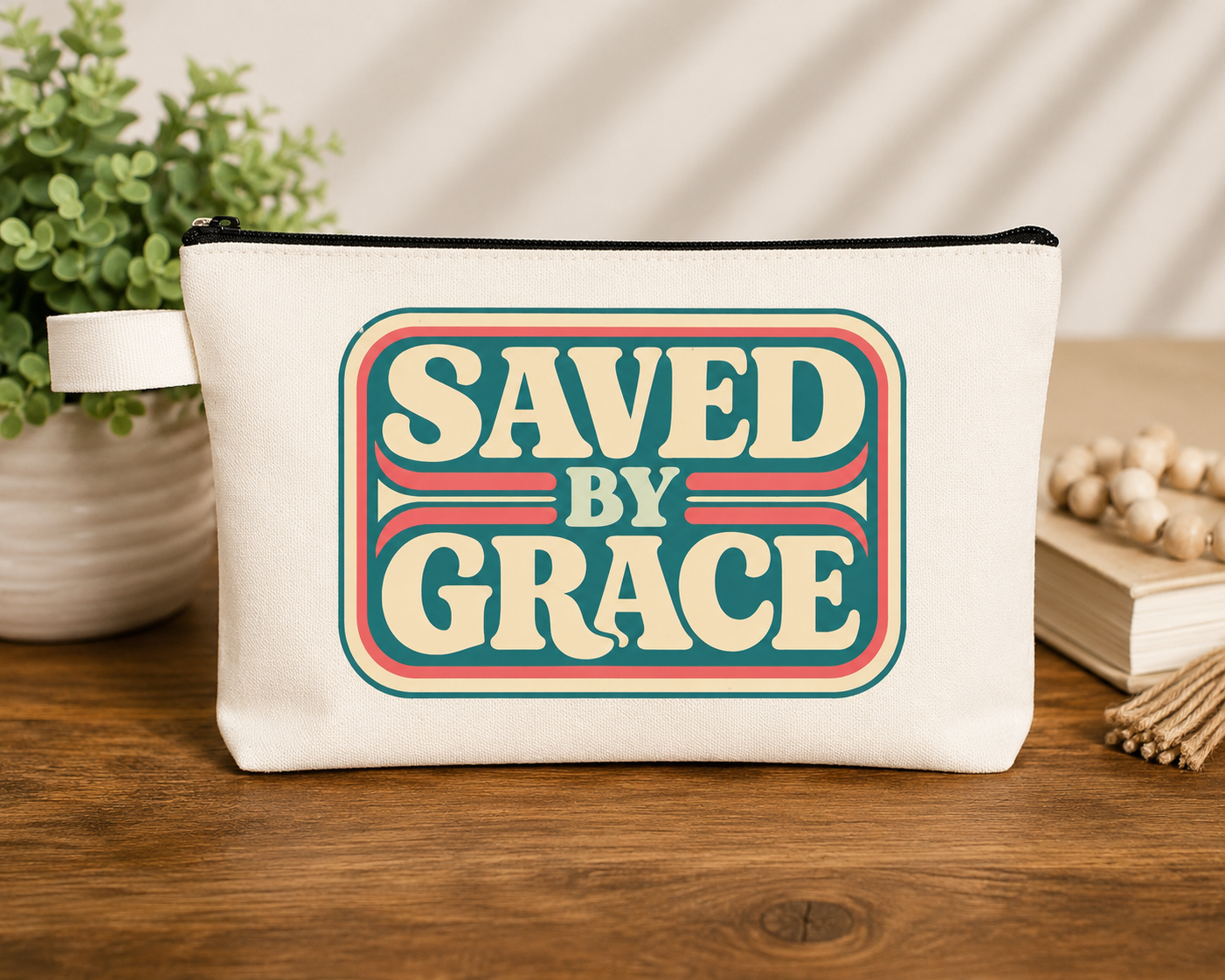 Saved By Grace Pouch