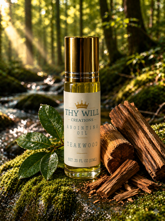 Teakwood Scented Anointing Oil Roll-On