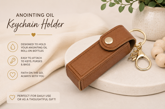Cognac Anointing Oil Holder