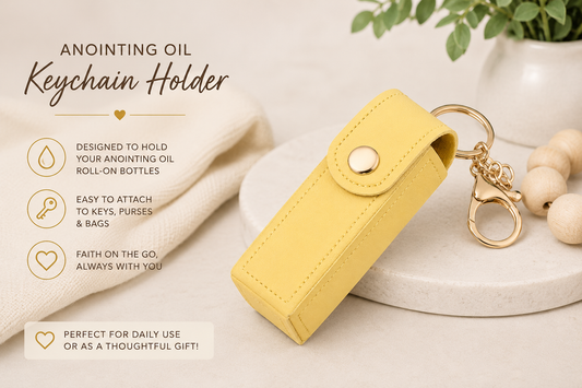 Yellow Anointing Oil Holder