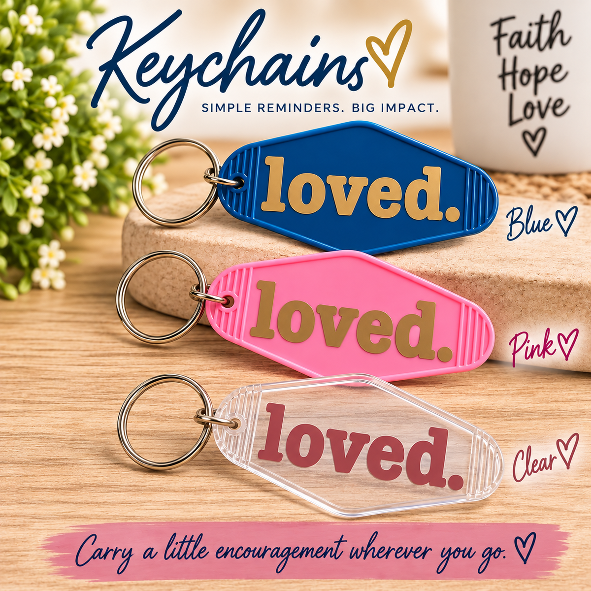 Loved. Keychain