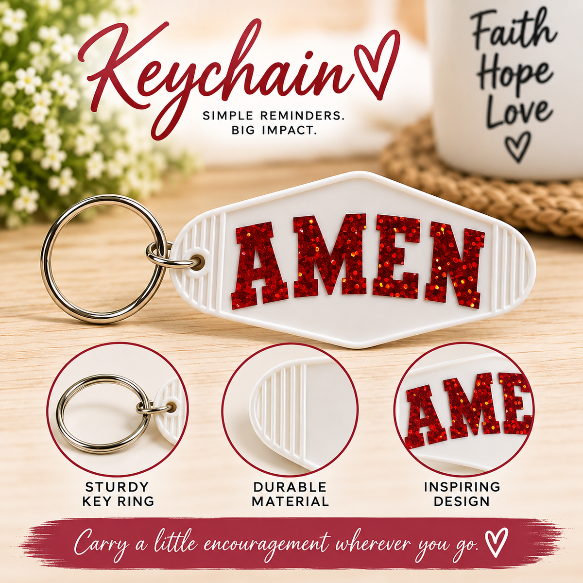 Amen Keychain