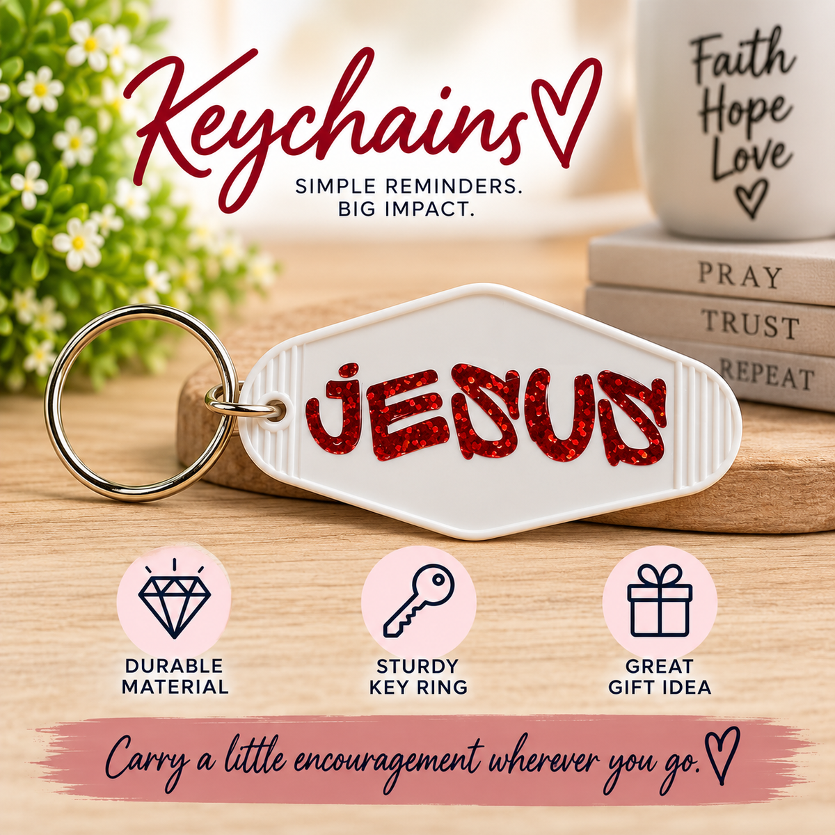 Jesus Keychain