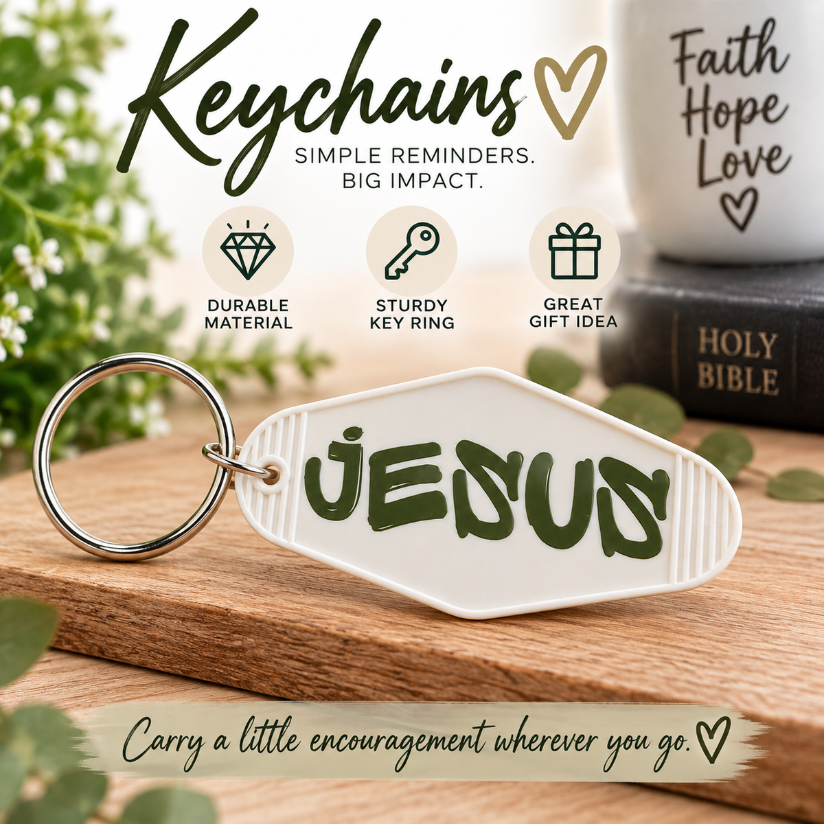Jesus Keychain