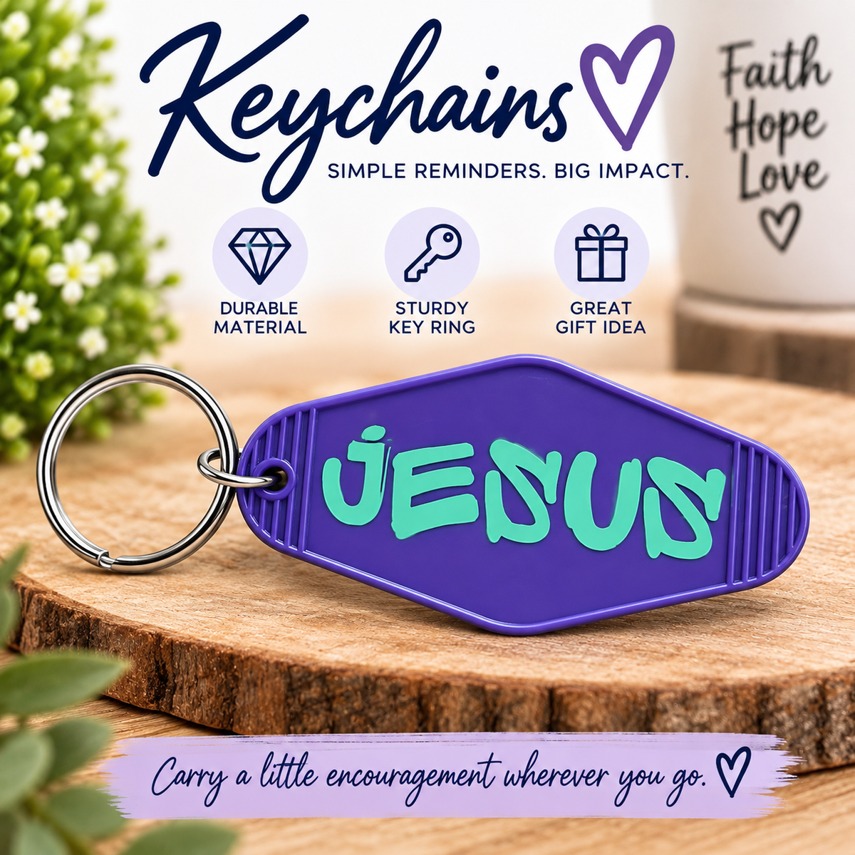 Jesus Keychain