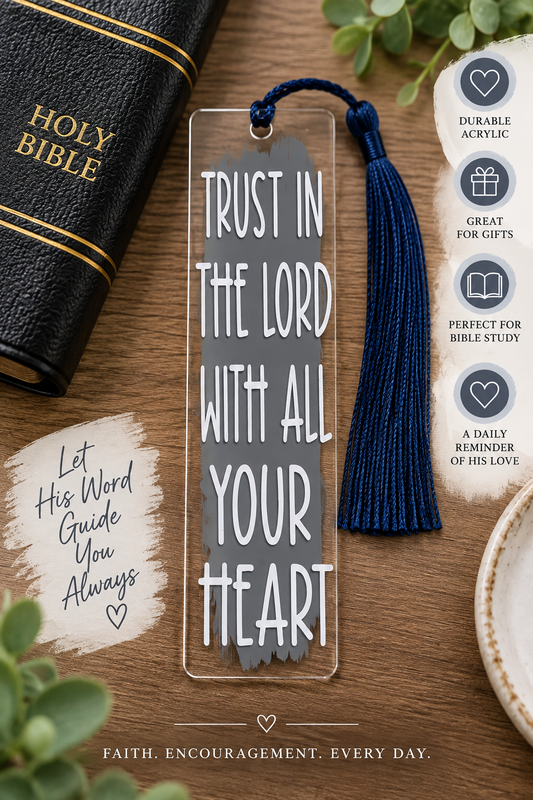Trust In The Lord With All My Heart Bookmark