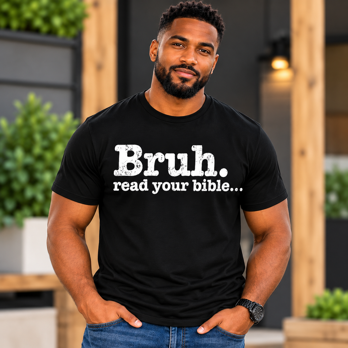 Bruh. Read Your Bible T-shirt — PREORDER
