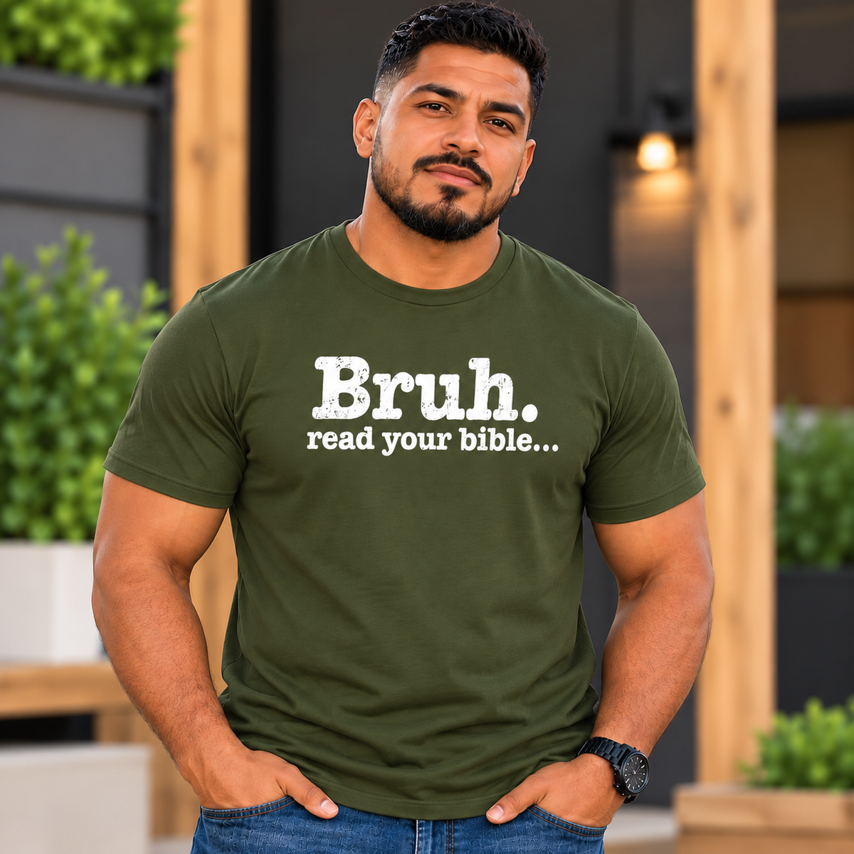 Bruh. Read Your Bible T-shirt — PREORDER