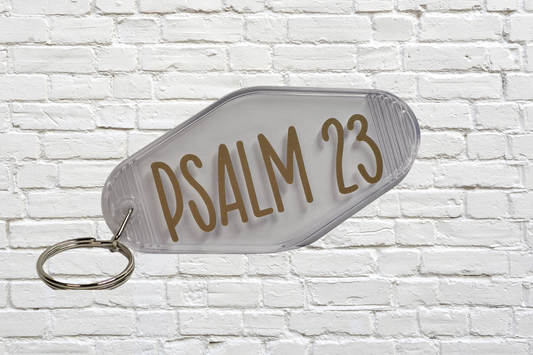 Psalm 23 Keychain