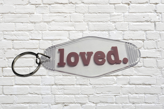 Loved. Keychain