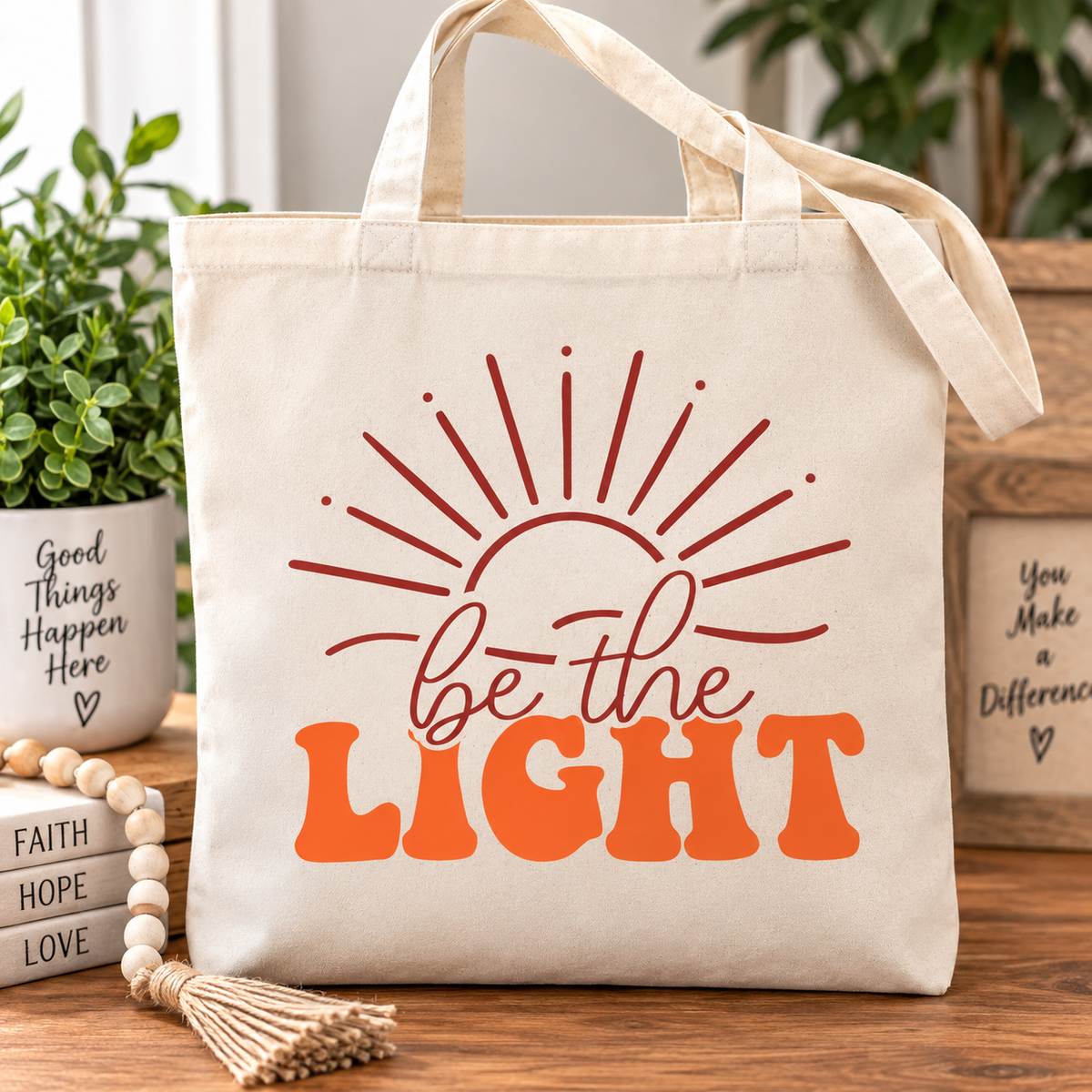 Be The Light Tote