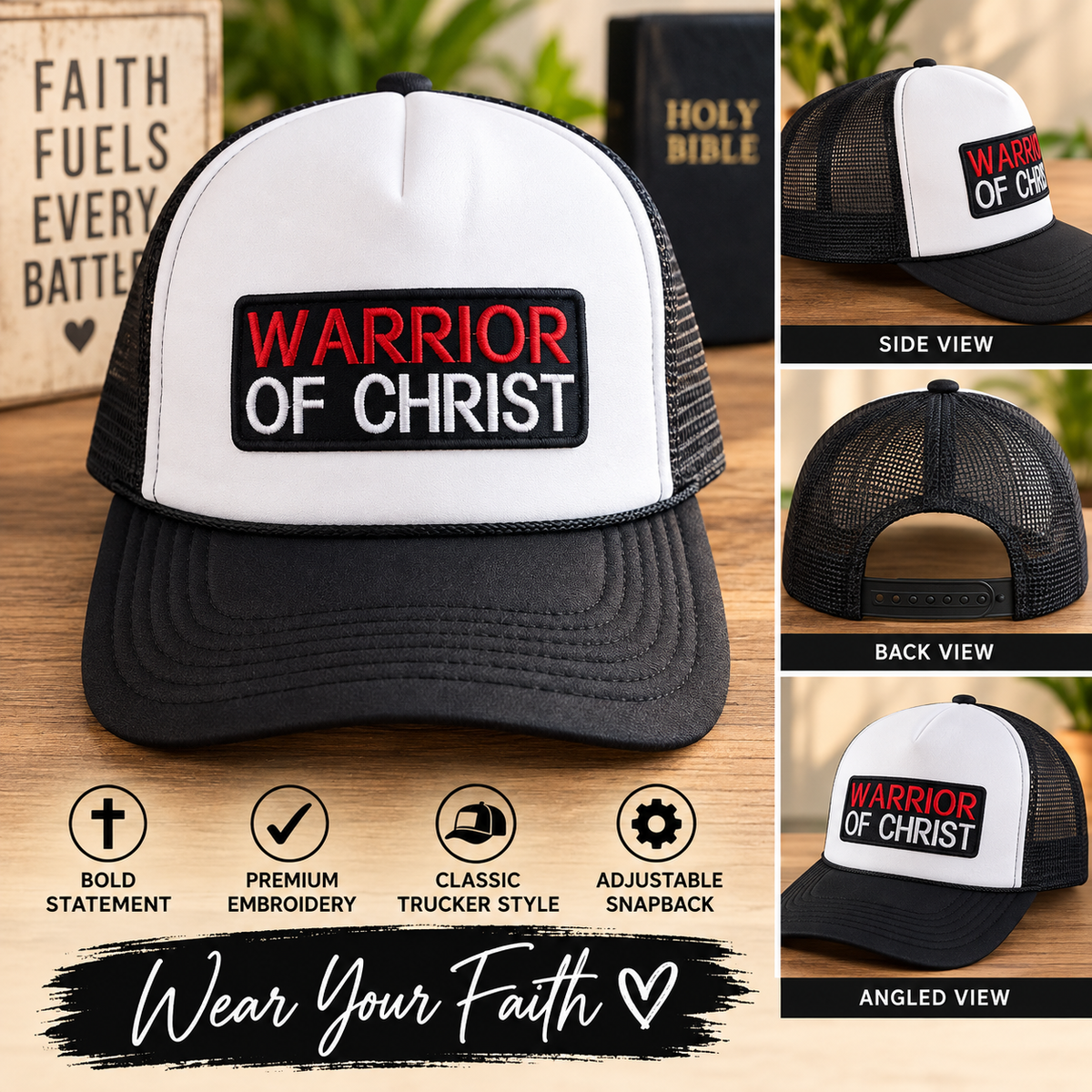 Warrior of Christ Trucker Hat