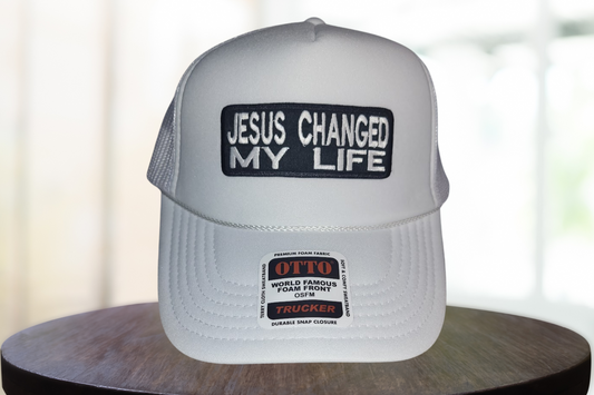 Jesus Changed My Life Hat