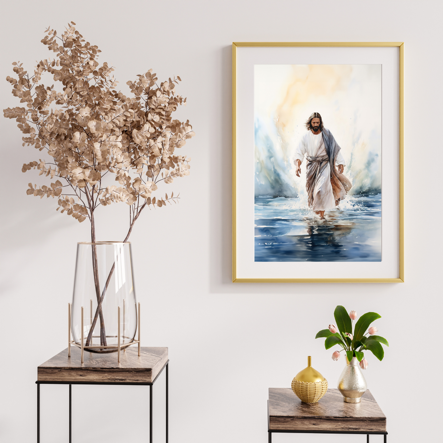 Jesus Walking on Water Artwork