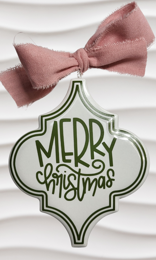 Merry Christmas Ornament