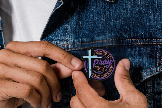 Pray on It Pin