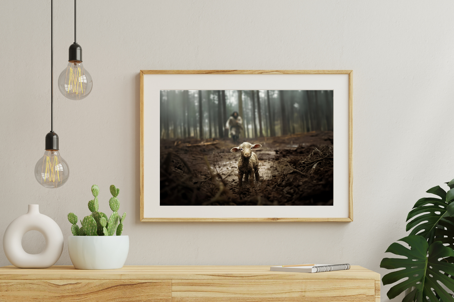 Shepherd After His Lost Lamb Artwork